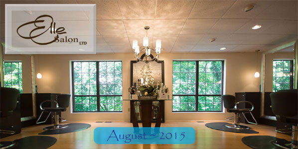 Welcome to Elle Salon! Salon banner page.
